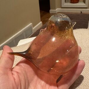 Glass Bird Ornament
